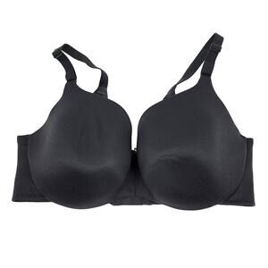 Cacique Black Underwire Full Coverage Lightly Lined Balconette Bra Size 38DDD